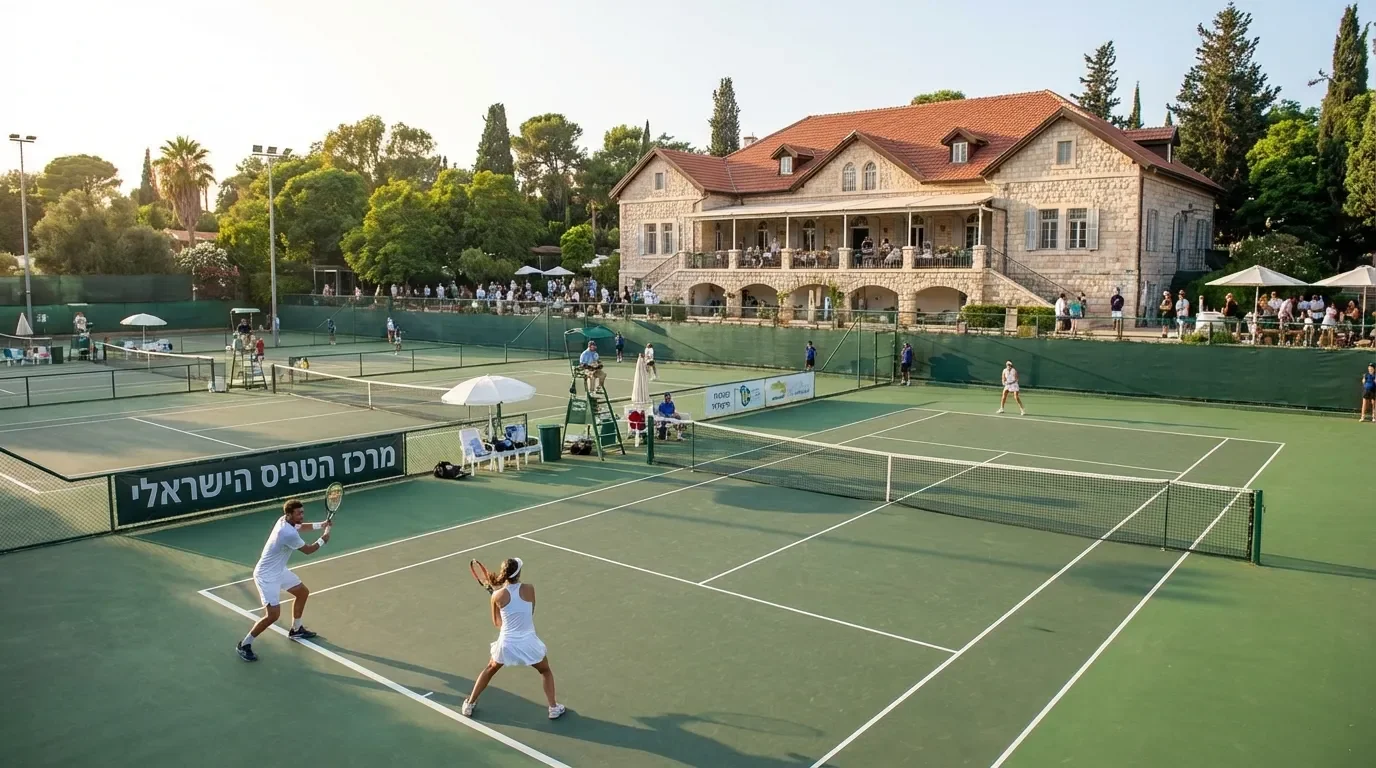 מרכז הטניס הישראלי - מגרשי טניס מקצועיים