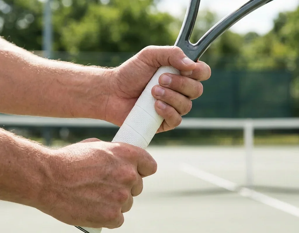 אחיזת מחבט טניס